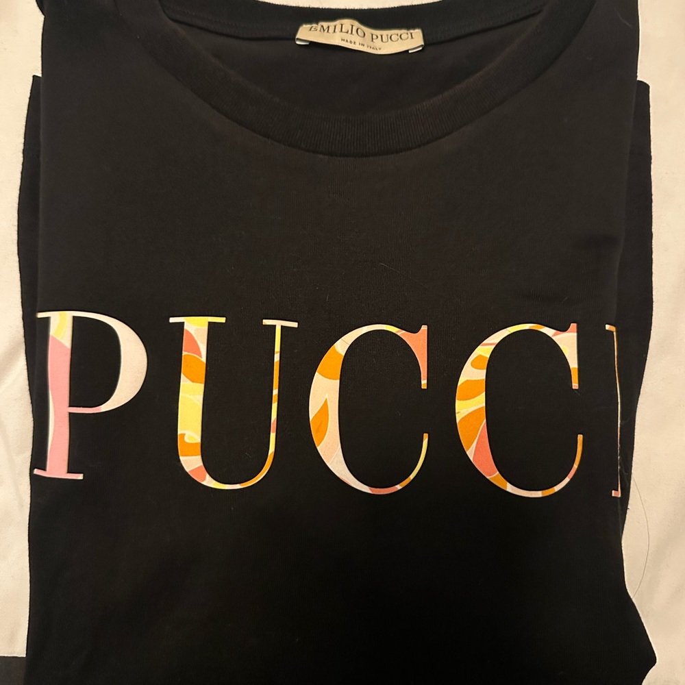 Emilio Pucci logo tee shirt
